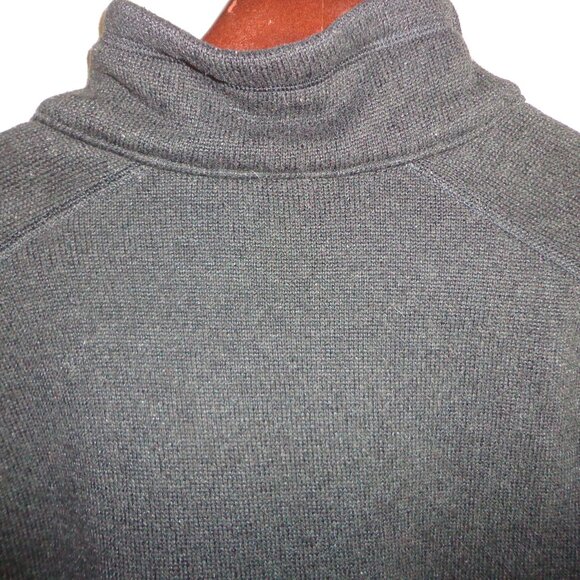 Patagonia Women's Better Sweater 1/4 Zip Fleece L Black Stand Collar - Picture 7 of 14